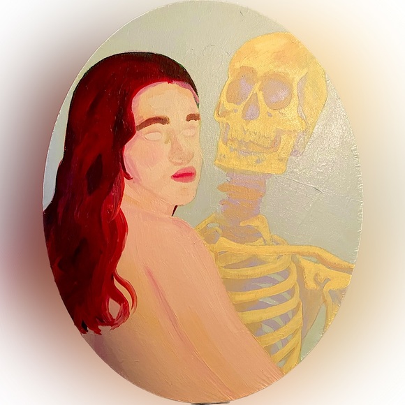 “Waltzing with Death” Oil Painting by KateM (Original) - Picture 4 of 4